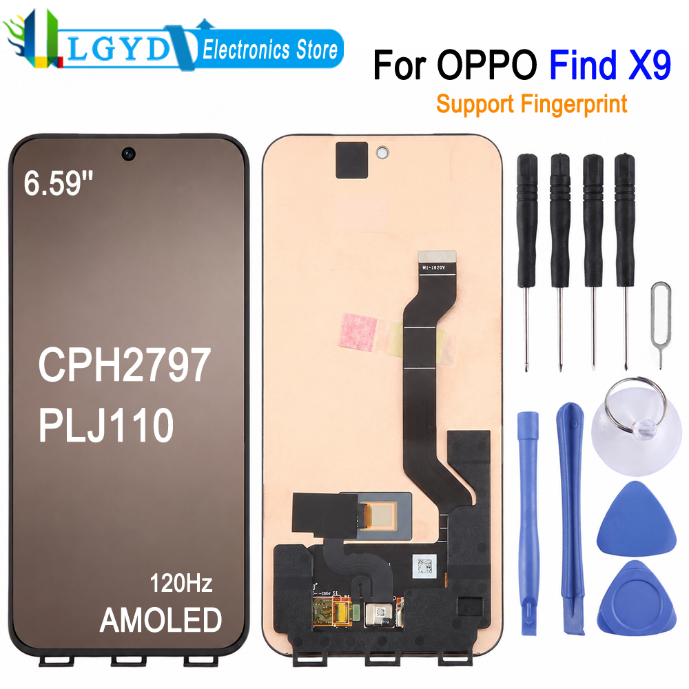 Fingerprint Cable Flex - 6.59-inches 120Hz AMOLED Screen For OPPO