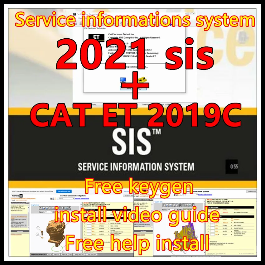 2021 SIS + 2019 C Cat ET 2019C - огляд і ціна Electronics Repair Technician
